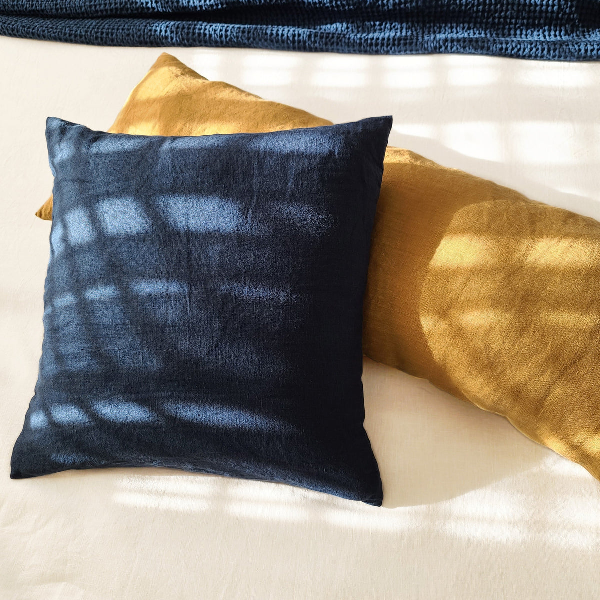 Linen Throw Pillow Cover