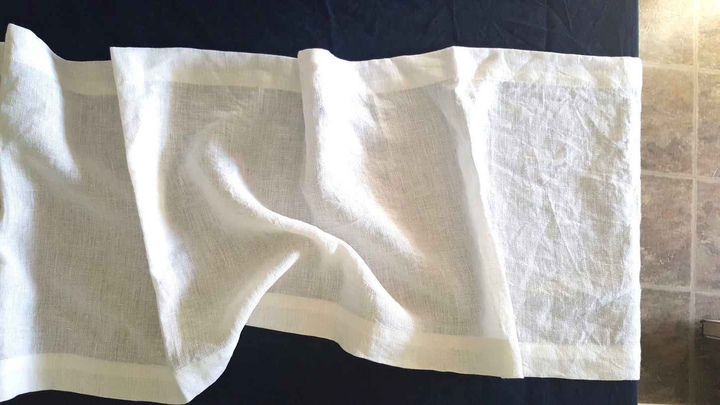 European Linen Table Runner