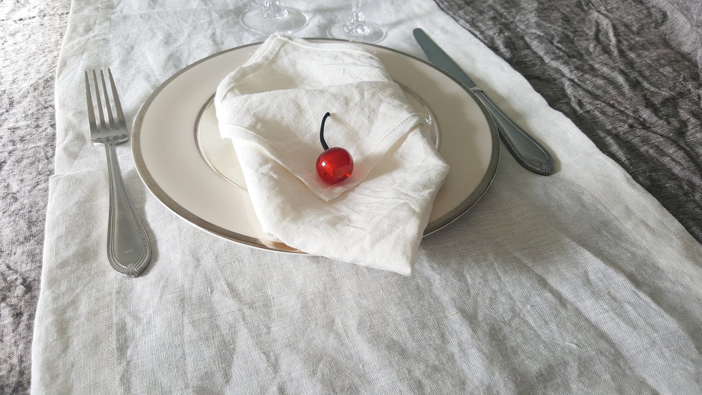 European Linen Table Runner
