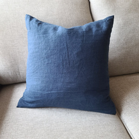 Linen Throw Pillow Cover