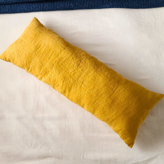 Linen Lumber Pillow cover 14x36 with zipper - 7 colors